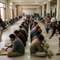 Vaishno Devi annadanam free langar meal served to pilgrims at a Shrine Board community kitchen
